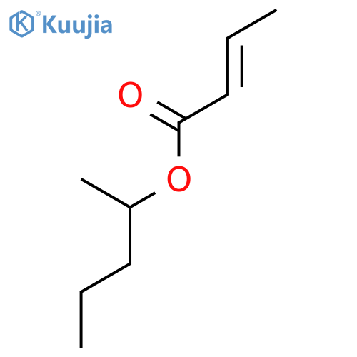 2-BUTENOIC ACID, 1-METHYLBUTYL ESTER structure