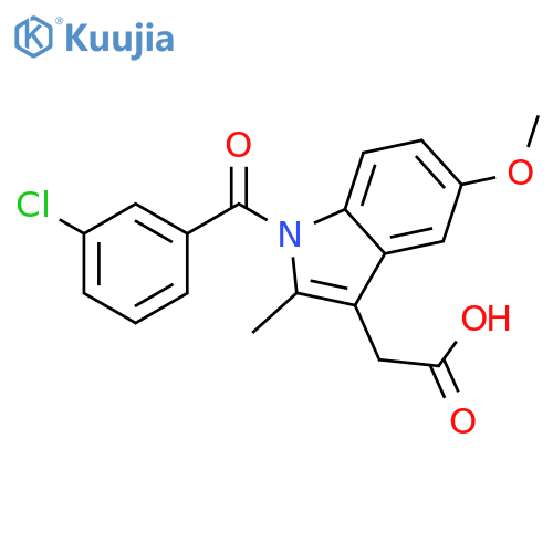 4-Dechloro-3-chloro indomethacin structure