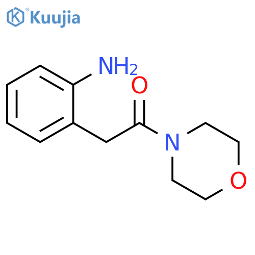 Morpholine, 4-[(2-aminophenyl)acetyl]- structure