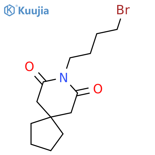 8-(4-Bromobutyl)-8-azaspiro4.5decane-7,9-dione structure