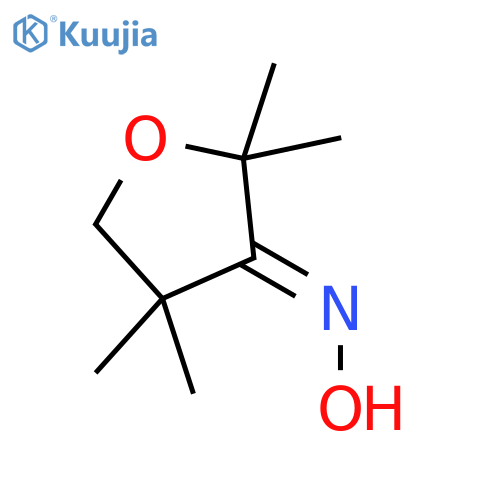 3(2H)-Furanone, dihydro-2,2,4,4-tetramethyl-, oxime, (E)- structure