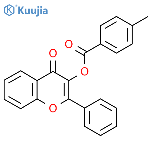 3-(4-Methyl benzoyloxy)flavone structure