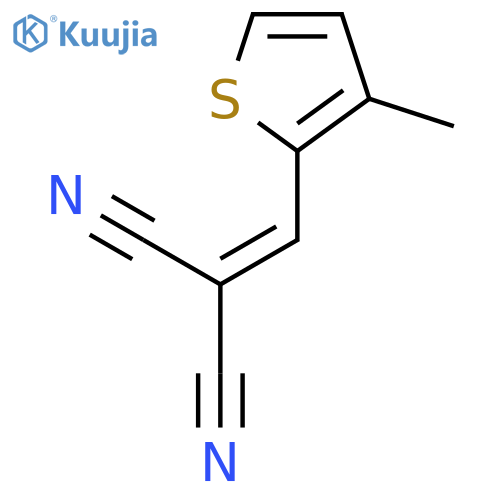 Propanedinitrile, [(3-methyl-2-thienyl)methylene]- structure