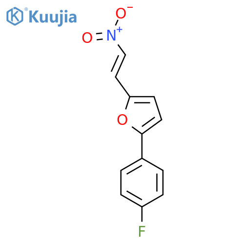 2-(4-fluorophenyl)-5-(2-nitroethenyl)furan structure