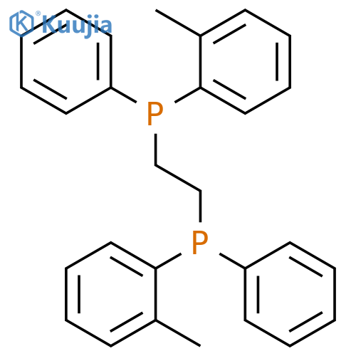Phosphine, 1,2-ethanediylbis[(2-methylphenyl)phenyl- structure