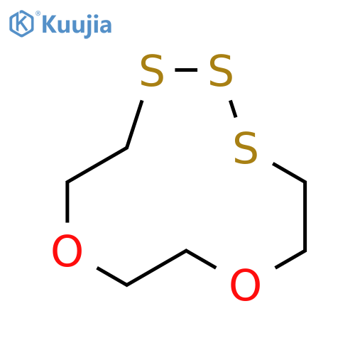 1,9-DIOXA-4,5,6-TRITHIACYCLOUNDECANE structure