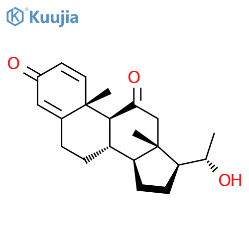 PREGNA-1,4-DIENE-3,11-DIONE, 20-HYDROXY-, (20S)- structure