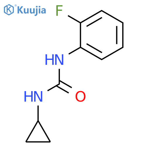 UREA, N-CYCLOPROPYL-N'-(2-FLUOROPHENYL)- structure