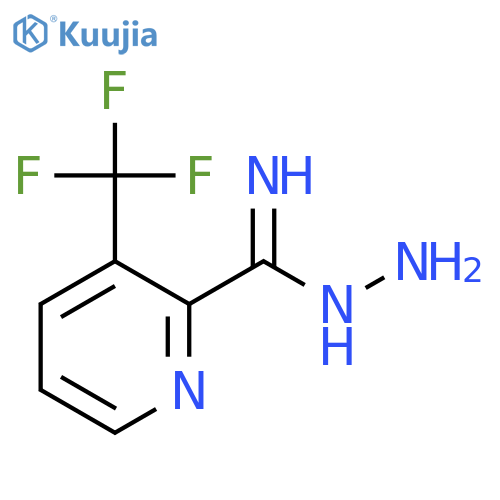 2-Pyridinecarboximidic acid, 3-(trifluoromethyl)-, hydrazide structure