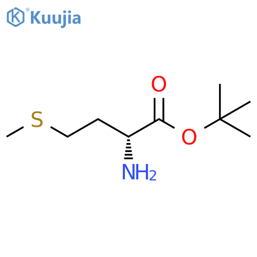tert-butyl (2R)-2-amino-4-(methylsulfanyl)butanoate structure