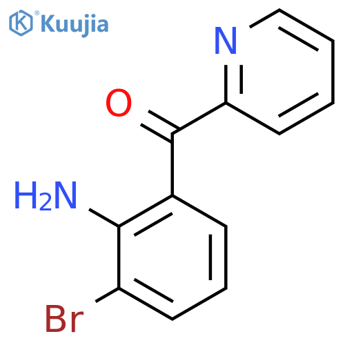 2-(2-Amino-3-bromobenzoyl)pyridine structure