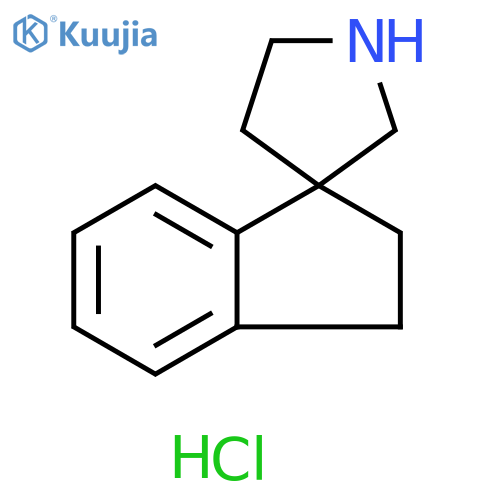 2,3-dihydrospiroindene-1,3'-pyrrolidine hydrochloride structure