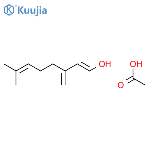 1,6-OCTADIEN-1-OL, 7-METHYL-3-METHYLENE-, ACETATE structure