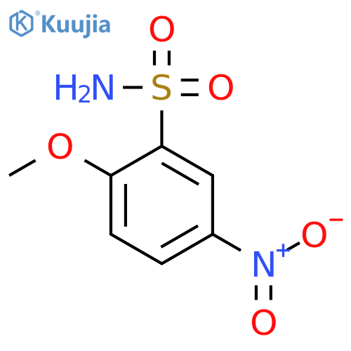 2-methoxy-5-nitrobenzene-1-sulfonamide structure