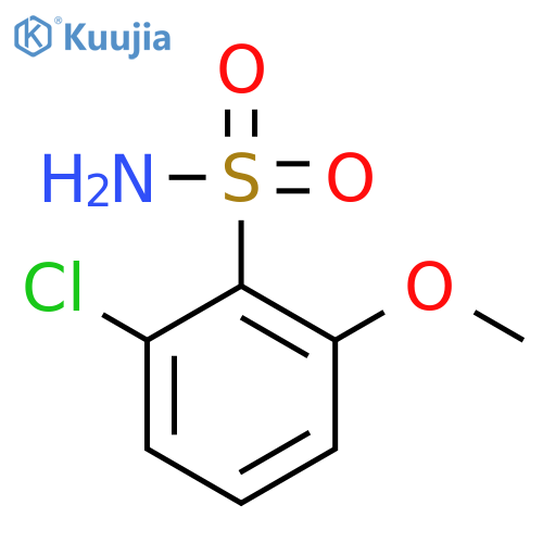 2-chloro-6-methoxybenzene-1-sulfonamide structure