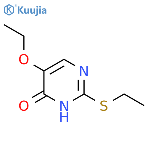 5-Ethoxy-2-(ethylthio)-4(3H)-pyrimidinone structure