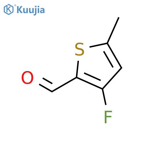 2-Thiophenecarboxaldehyde, 3-fluoro-5-methyl- structure
