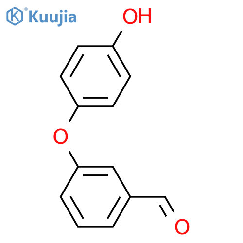 3-(4-Hydroxy-phenoxy)-benzaldehyde structure