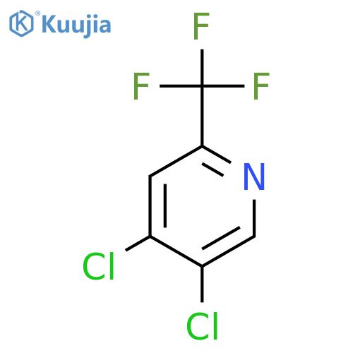 Pyridine, 4,5-dichloro-2-(trifluoromethyl)- structure