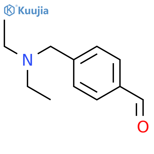 Benzaldehyde, 4-[(diethylamino)methyl]- structure