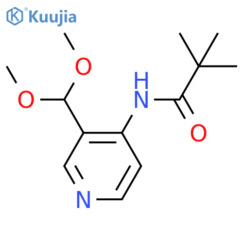 N-(3-Dimethoxymethyl-pyridin-4-yl)-2,2-dimethyl-propionamide structure