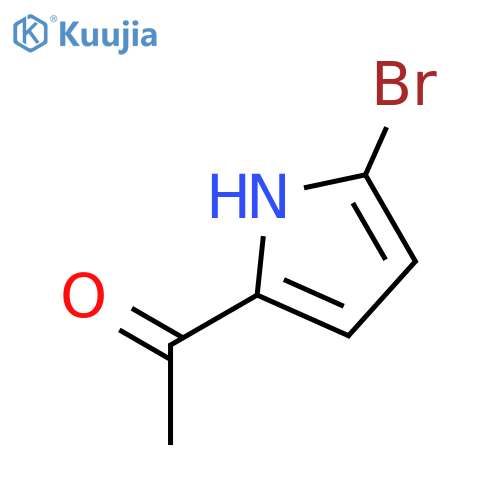 1-(5-bromo-1H-pyrrol-2-yl)-Ethanone structure