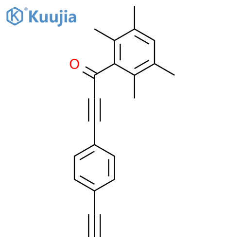 2-Propyn-1-one, 3-(4-ethynylphenyl)-1-(2,3,5,6-tetramethylphenyl)- structure
