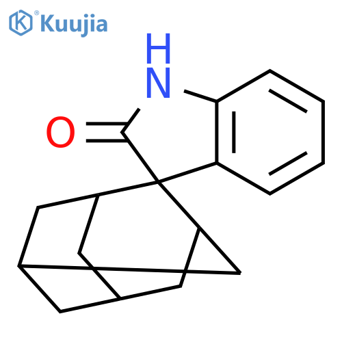 SPIRO[3H-INDOLE-3,2'-TRICYCLO[3.3.1.13,7]DECAN]-2(1H)-ONE structure