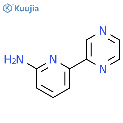 2-Pyridinamine, 6-pyrazinyl- structure