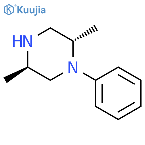 (2R,5s)-2,5-dimethyl-1-phenyl-piperazine structure