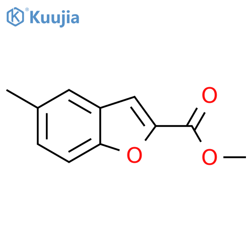 Methyl 5-methylbenzofuran-2-carboxylate structure