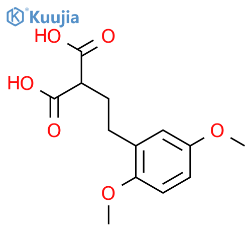 Propanedioic acid, [2-(2,5-dimethoxyphenyl)ethyl]- structure