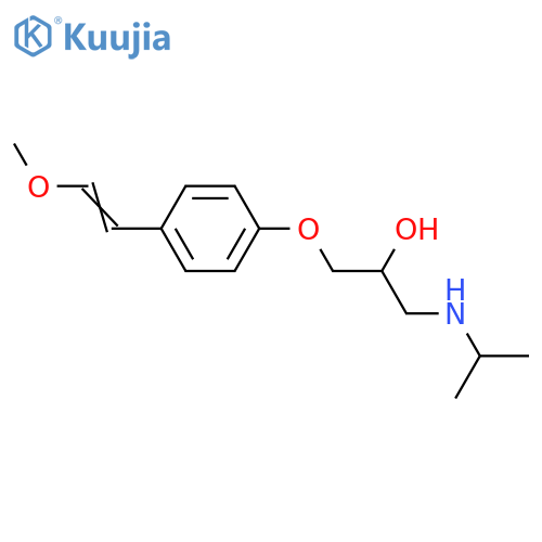1-4-(2-Methoxyethenyl)phenoxy-3-(1-methylethyl)amino-2-propanol structure