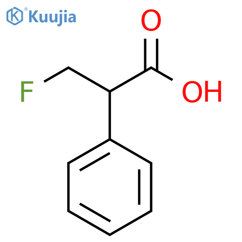 3-fluoro-2-phenylpropanoic acid structure