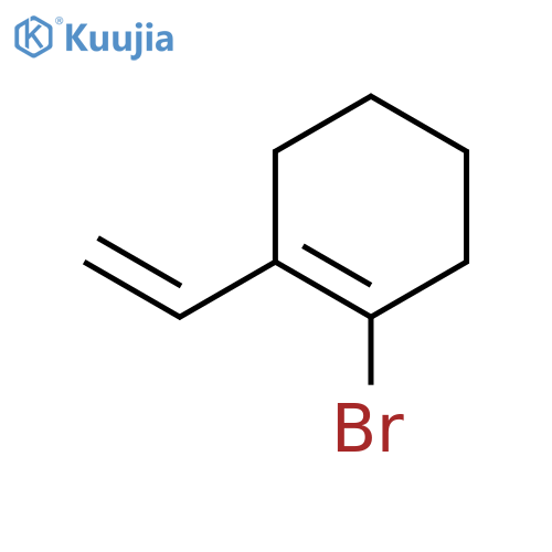 Cyclohexene, 1-bromo-2-ethenyl- structure