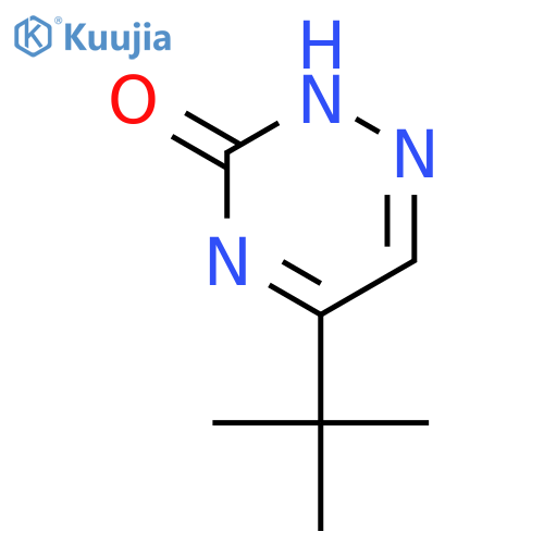1,2,4-Triazin-3(2H)-one, 5-(1,1-dimethylethyl)- structure