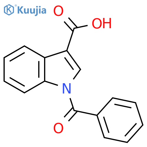 1-Benzoylindole-3-carboxylic acid structure