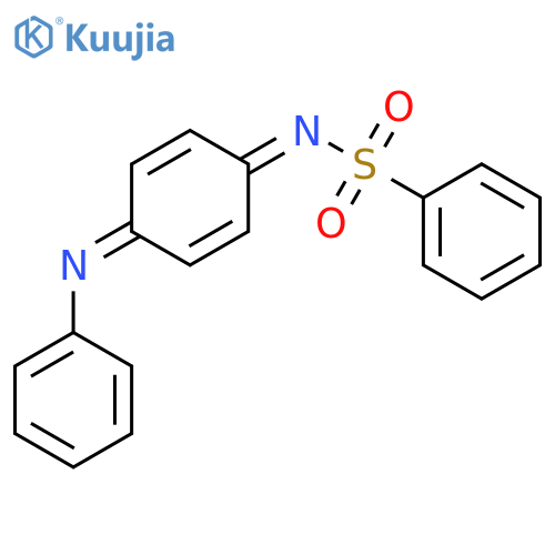 Benzenesulfonamide, N-[4-(phenylimino)-2,5-cyclohexadien-1-ylidene]- structure