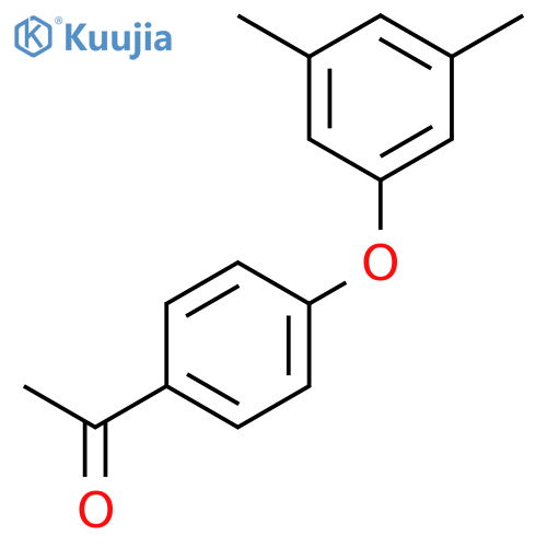 1-(4-(3,5-Dimethylphenoxy)phenyl)ethanone structure
