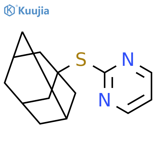 PYRIMIDINE, 2-(TRICYCLO[3.3.1.13,7]DEC-1-YLTHIO)- structure