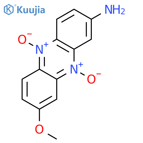 2-Phenazinamine, 8-methoxy-, 5,10-dioxide structure