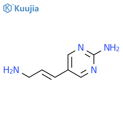 2-Pyrimidinamine,5-(3-amino-1-propenyl)-, (E)- (9CI) structure