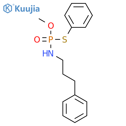 O-methyl S-phenyl (3-phenylpropyl)phosphoramidothioate structure