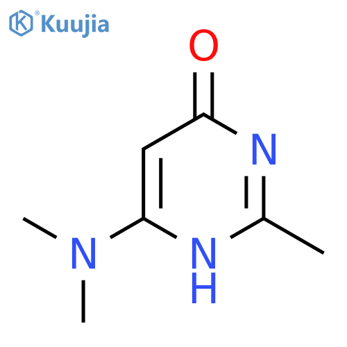 4(1H)-Pyrimidinone, 6-(dimethylamino)-2-methyl- structure