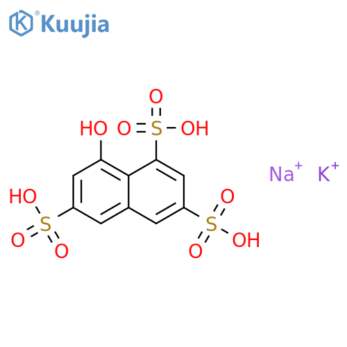 1,3,6-Naphthalenetrisulfonicacid, 8-hydroxy-, potassium sodium salt (1:?:?) structure