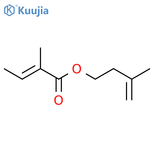 2-Butenoic acid,2-methyl-, 3-methyl-3-butenyl ester, (Z)- (9CI) structure