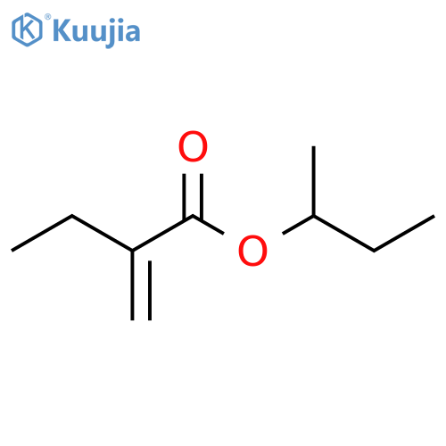 Butanoic acid, 2-Methylene-, 1-Methylpropyl ester structure