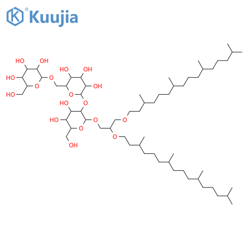 Archaeol; 1-O-[β-D-Galactopyranosyl-(1→6)-α-D-mannopyranosyl-(1→2)-α-D-glucopyranoside] structure