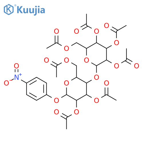 p-Nitrophenyl b-D-Lactopyranoside Heptaacetate structure