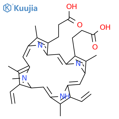 N-Methylprotoporphyrin IX structure